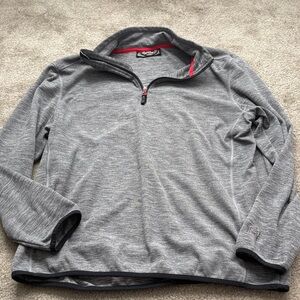 Avalanche Men’s Gray Quarter-Zip Pullover